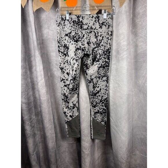 Adidas TechFit Medium Compression Climalite Gray & Black Print Leggings Size S - Picture 5 of 8